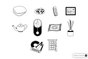 Home & Cozy Icon Illustration, an Object Graphic by SLAB! Design (Thumbnail 3 of 3)