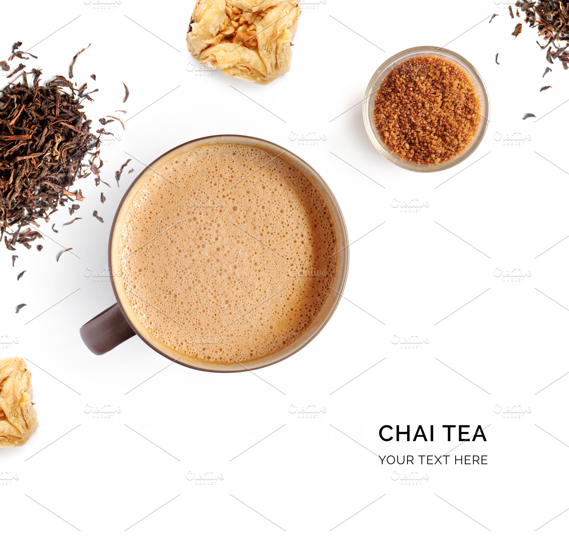 Chai tea featuring anise, antioxidant, and aroma, a Food & Drink Photo by StudioPhoto