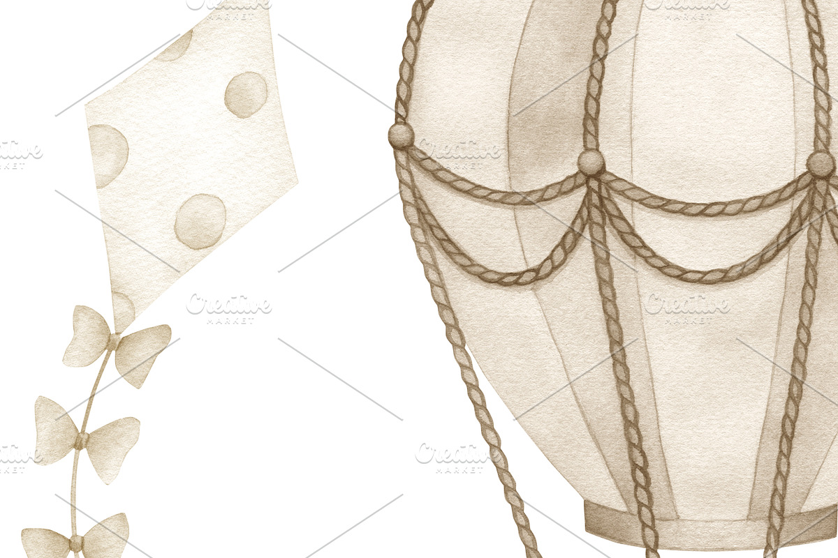 Neutral Air Collection, an Object Illustration by Natikka Art (Photo 3 of 3)