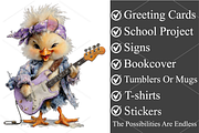 Watercolor Summer Funny Chick PNG, a Seasonal Illustration by Canvas Craft (Thumbnail 3 of 7)