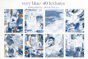 VERY PERI & BLUE abstract textures, a Texture Graphic by Yuliya Derbisheva (Thumbnail 9 of 14)