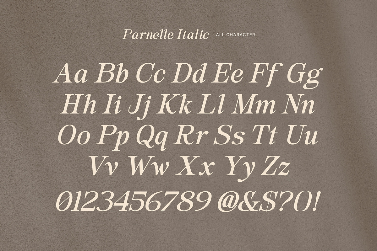Parnelle - Elegant Serif Font, a Serif Font by Youthlabs Studio (Photo 11 of 12)