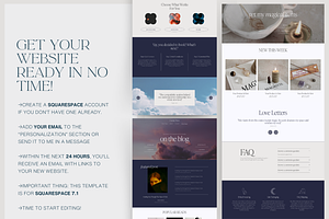 Mystic Website Squarespace Template