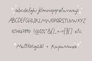 New Lovely Eleanor Cute FONT, a Script Font by Renata Chizhikova (Thumbnail 10 of 10)
