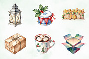 Cozy Rustic Christmas Clipart Bundle, an Illustration by Creative Art (Thumbnail 4 of 10)