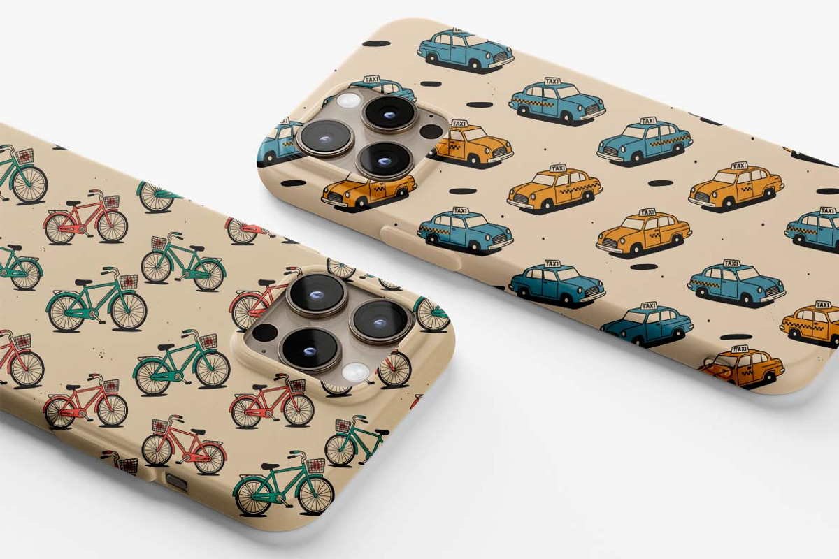 Mid-Century Retro Vehicles Patterns, a Pattern Graphic by one-touch (Photo 4 of 17)