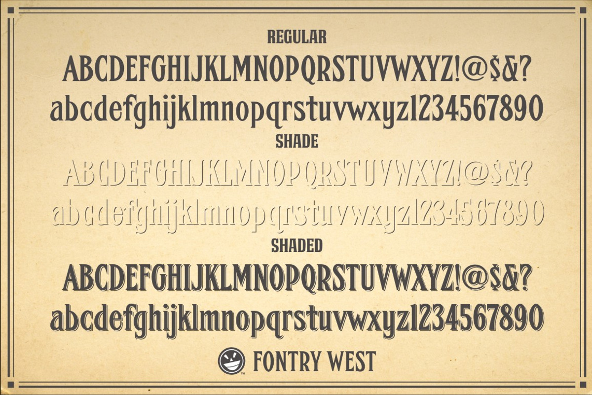 FHA Condensed French: A Vintage Font preview 3
