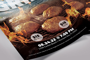 Tropical Grill Flyer Word Publisher