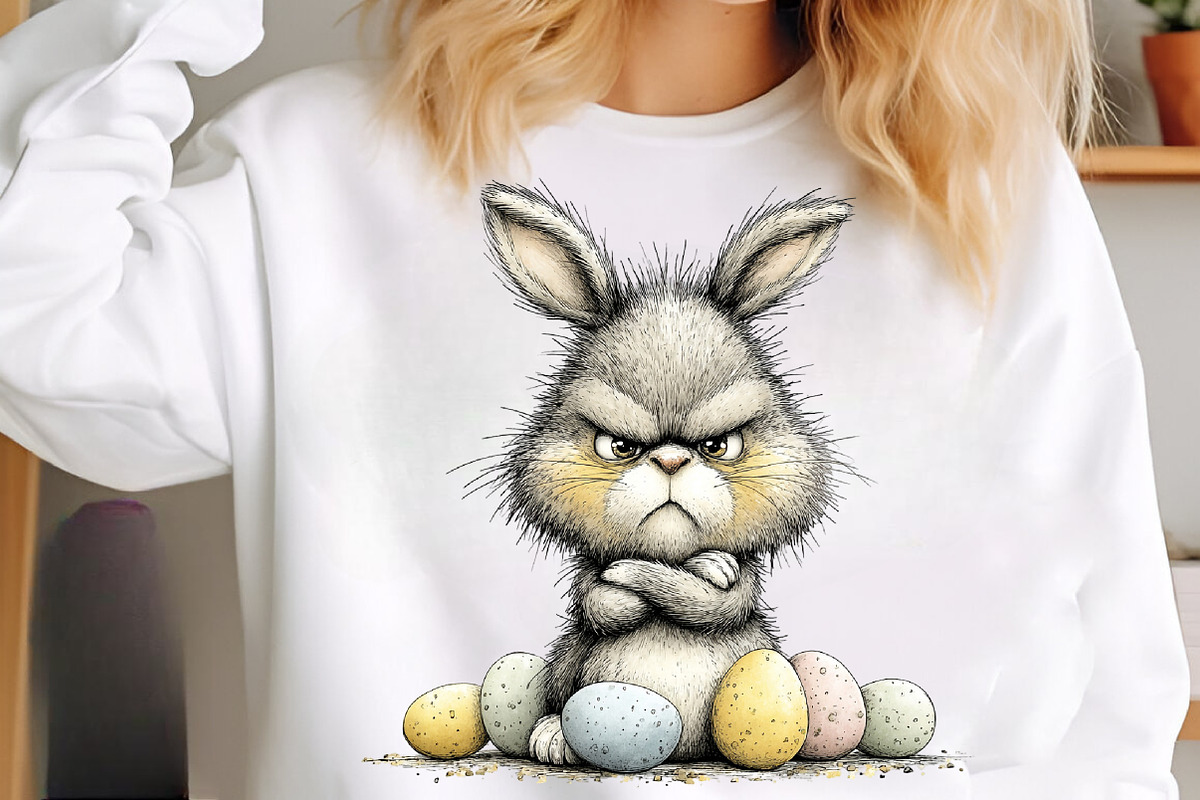 Quirky easter bunny bundle, an Illustration by SinaCreation (Photo 7 of 11)