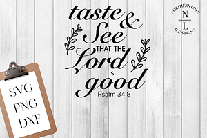 Taste and See