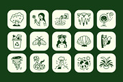 Animated Nature Doodle Icon Set, an Outline Icon by Vectors Market (Thumbnail 4 of 5)