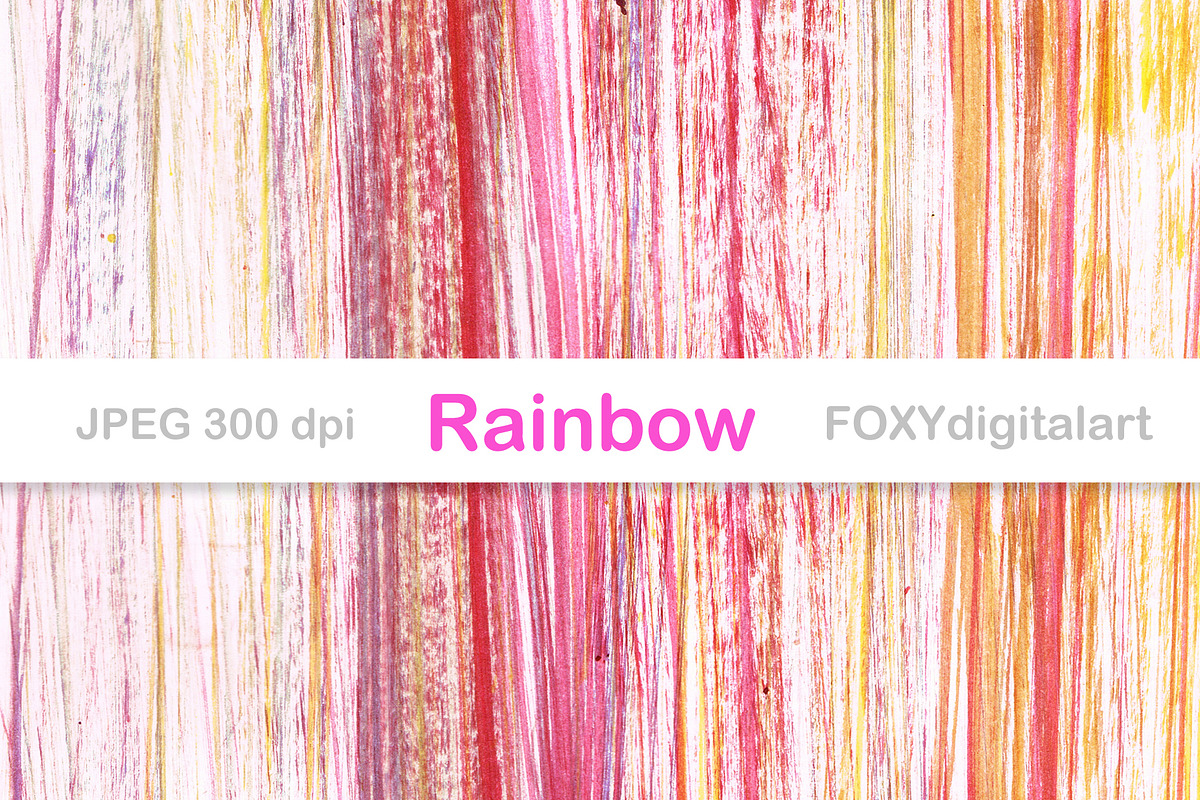 Ombre digital paper rainbow gradient, a Pattern Graphic by FOXYdigitalart (Photo 3 of 11)