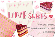 Love watercolor bundleValentine, a Decorative Illustration by LABFcreations (Thumbnail 6 of 14)