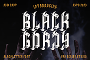 BLACK GORJY, a Blackletter Font by Viswal Studio (Thumbnail 1 of 5)