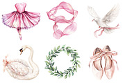 Cute Pink Ballerina Animals, an Illustration by CitraGraphics (Thumbnail 5 of 5)