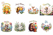 Spring Garden Mascot PNG Clipart., an Animal Illustration by KennedyStudio (Thumbnail 2 of 5)