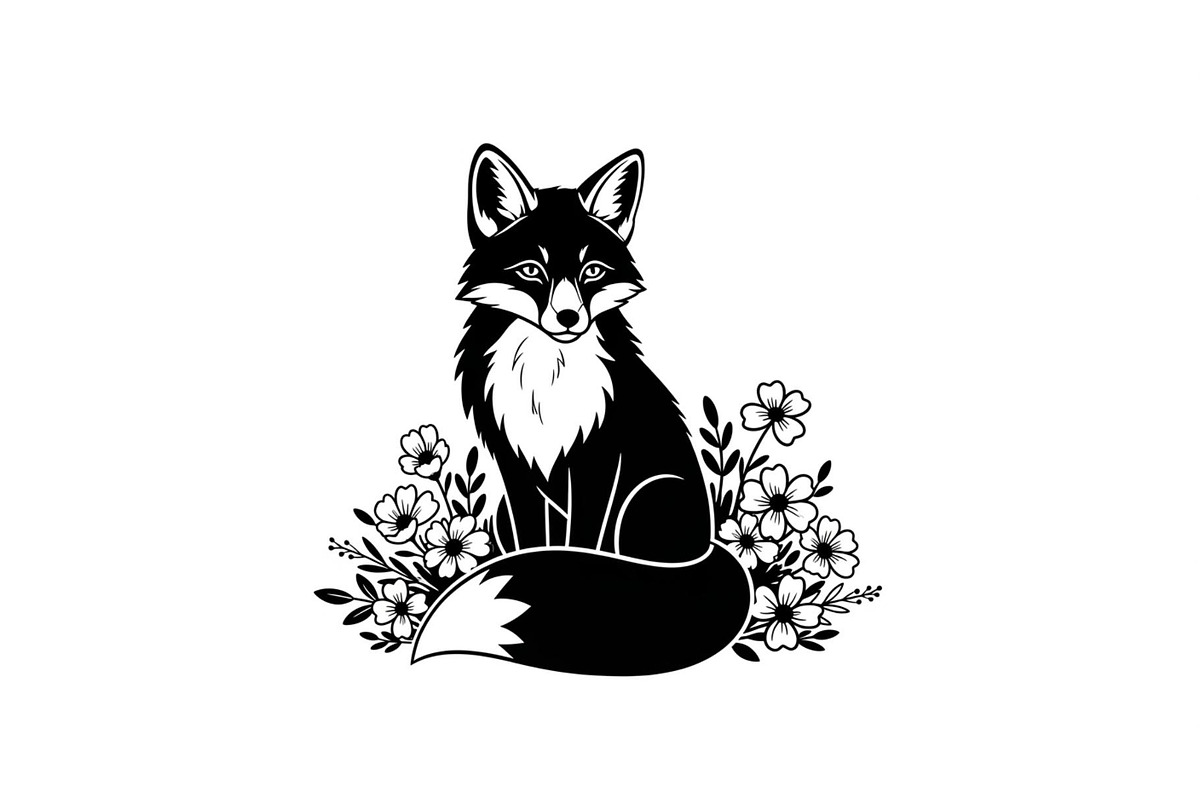 Cute Fox Silhouette Bundle, an Illustration by Designs_River (Photo 27 of 31)