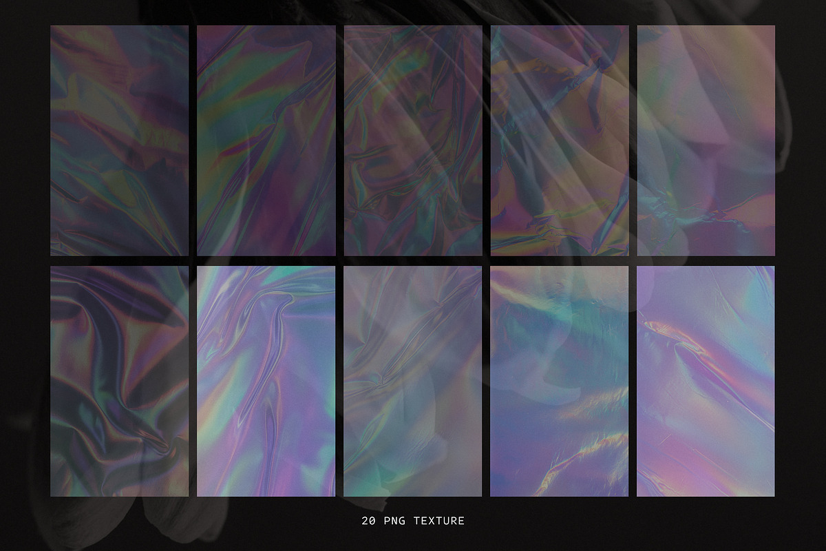 Heart Frames & Iridescent Overlays, a Texture Graphic by Anzhelika (Photo 8 of 9)