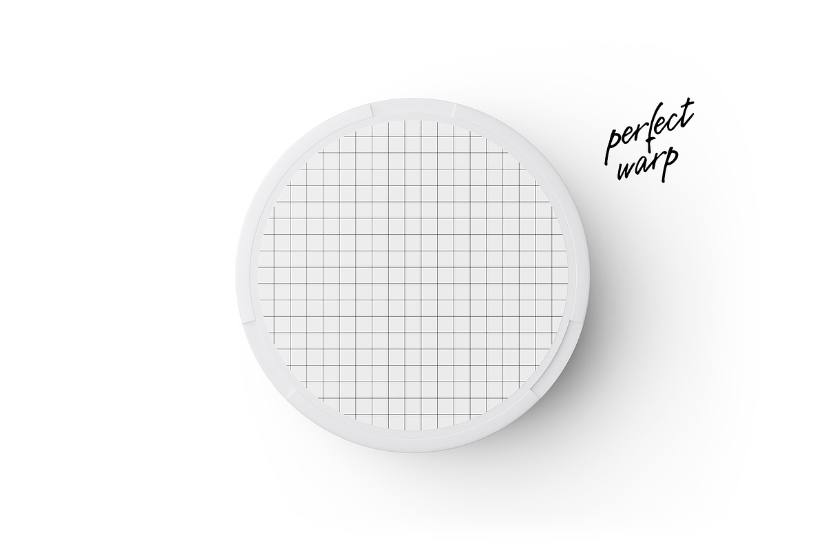Chewing Tobacco Can Mockup. Top view, a Packaging Mockup by easymock 2 (Photo 5 of 10)