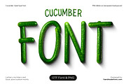 Cucumber Font, a Handwritten Font by Handmadefont (Thumbnail 1 of 10)