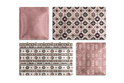 6 seamless pattern:Dusty Rose Ethnic, a Pattern Graphic by StudioCitra (Thumbnail 3 of 10)
