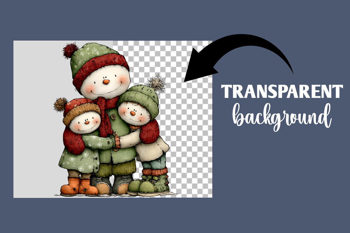 Whimsical christmas clipart, an Illustration by Designworld (Photo 2 of 6)