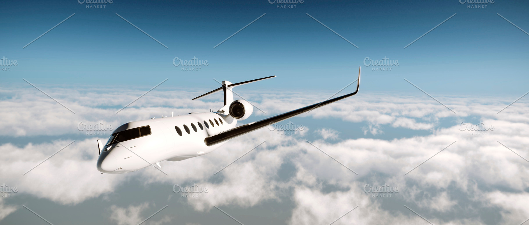 Business Jet 07, a Business Photo by SFCRCH MOCKUPS
