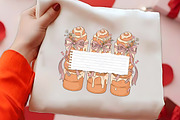 Custom Name Cinnamon Rolls PNG, a Seasonal Illustration by CrexoraLab (Thumbnail 2 of 4)