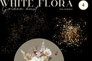 White Flora - Christmas clipart, a Decorative Illustration by Vasmila (Thumbnail 14 of 15)