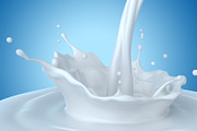 Pouring Milk, a Food Illustration by iLexx (Thumbnail 1 of 4)