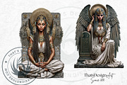 Isis Egyptian goddess clipart set, a Person Illustration by ThatsDesignArt (Thumbnail 5 of 10)