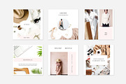 Pink CANVA instagram pack, a Social Media Template by Swiss_cube (Thumbnail 2 of 8)