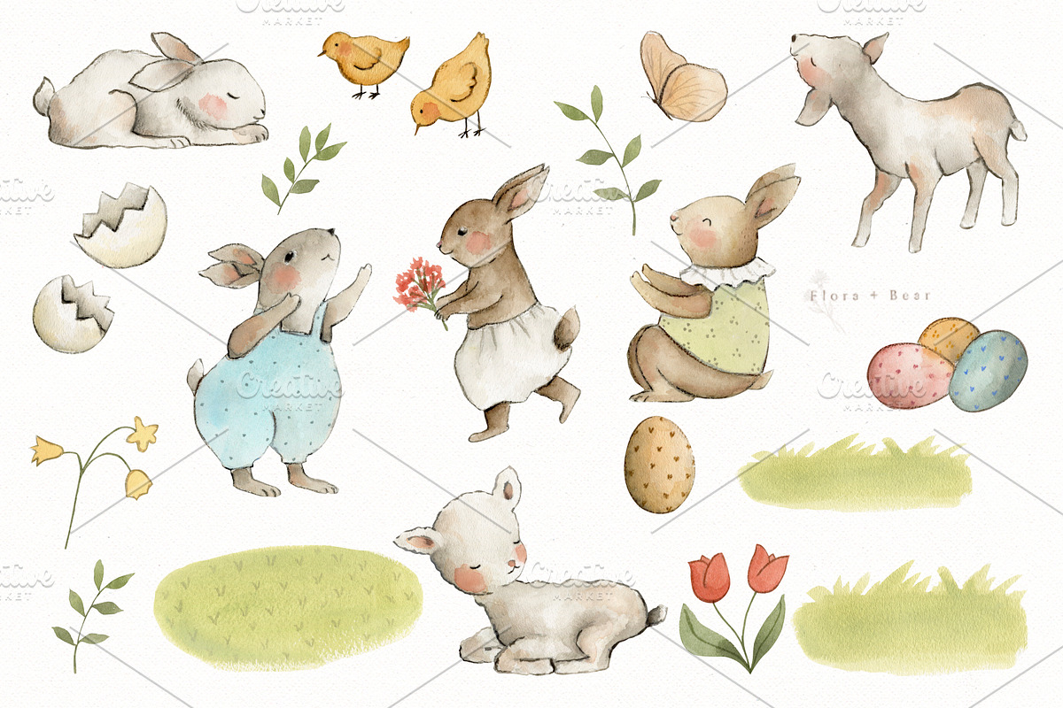 Spring Animals, an Animal Illustration by Flora+Bear (Photo 2 of 5)