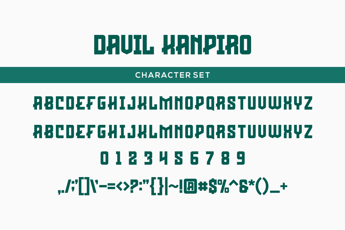 Davil Kanpiro, a Serif Font by albert_kalingga (Photo 4 of 5)