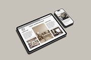 Tablet And Smartphone Mockup, an iPad Mockup by AndikaGraphic (Thumbnail 7 of 8)
