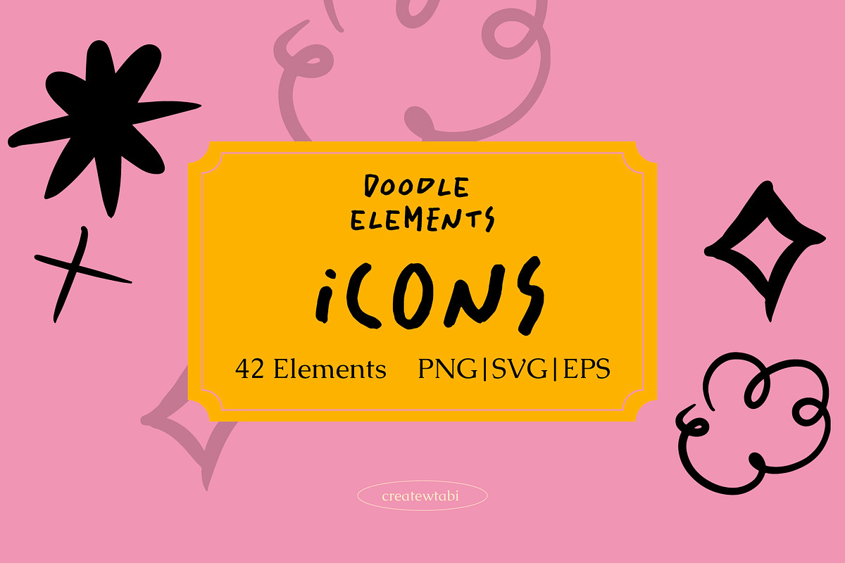 Doodle Elements & Scribble Lines, an Object Graphic by Create with Tabi (Photo 7 of 7)