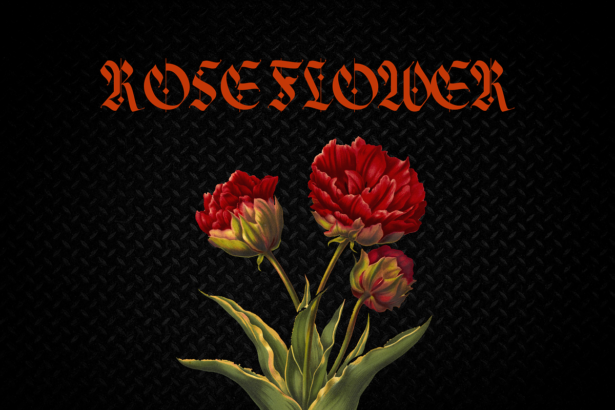 Black Gowa - Blackletter Font, a Blackletter Font by Nirmana Visual (Photo 9 of 11)