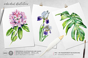 Watercolor tropics, a Pattern Graphic by Anna Myslivets Art (Thumbnail 8 of 12)