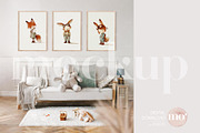 Kids Room Mockup Set of 3 Frames, a Product Mockup by MoMockups (Thumbnail 5 of 5)