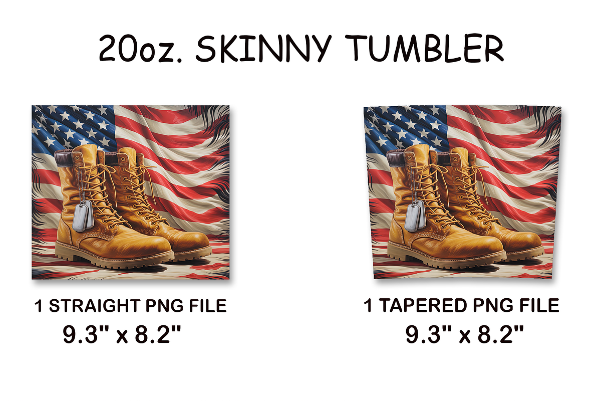 Military Boots Flag 20oz Tumbler, an Arts & Entertainment Photo by LamanAzalea (Photo 2 of 2)