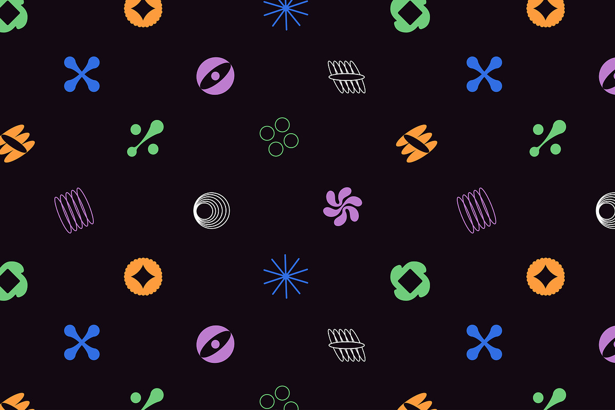 Brutalism shapes set + backgrounds, a Decorative Illustration by PaperTrident (Photo 7 of 9)