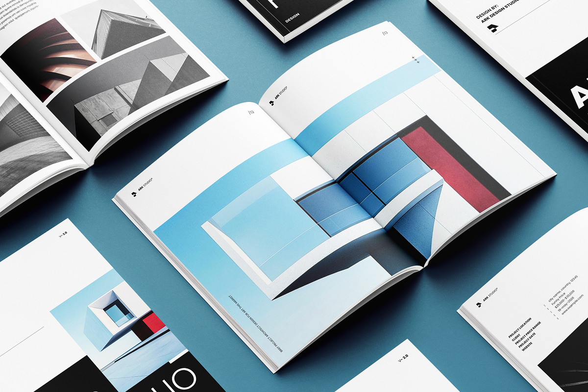 Architecture Portfolio Template, a Brochure Template by ArtisanaAura (Photo 4 of 18)