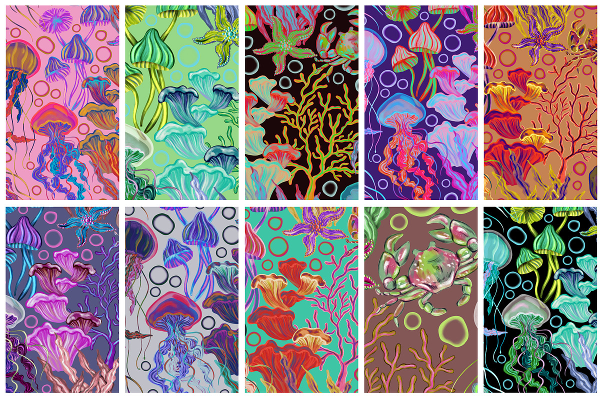 Undersea world, a Pattern Graphic by Andre_Eva (Photo 7 of 7)