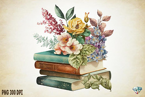 Flower Book Watercolor