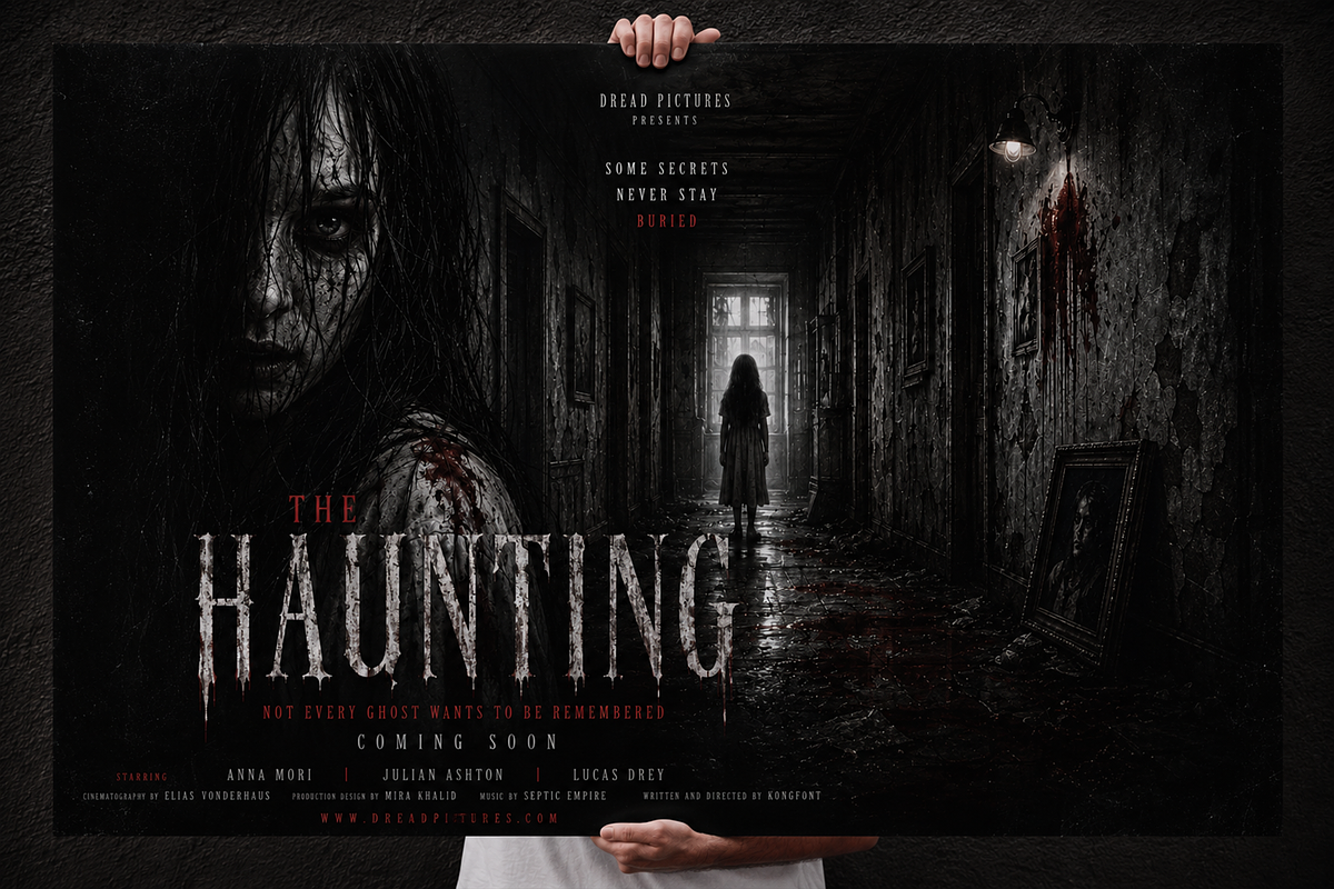 Obscura Veil - Horror Display Font, a Handwritten Font by overlaytemplates (Photo 3 of 5)