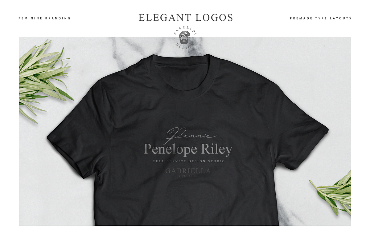 50 Elegant Premade Logo Templates, a Branding & Logo Template by pawellpi (Photo 22 of 26)