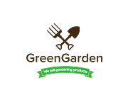 Gardening Logo Template, a Branding & Logo Template by DesignMarket (Thumbnail 2 of 4)