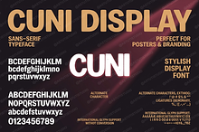 Cuni - Elegant Modern Serif Typeface