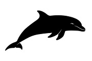 Dolphin Jumping Silhouette Vector, an Illustration by Designs_River (Thumbnail 31 of 51)