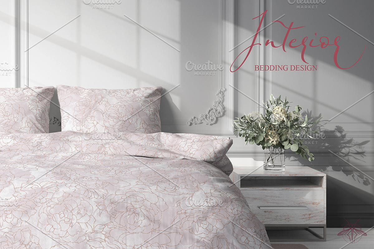 Misty Rose | Vector patterns, a Pattern Graphic by Tanya Vollar (Photo 4 of 10)